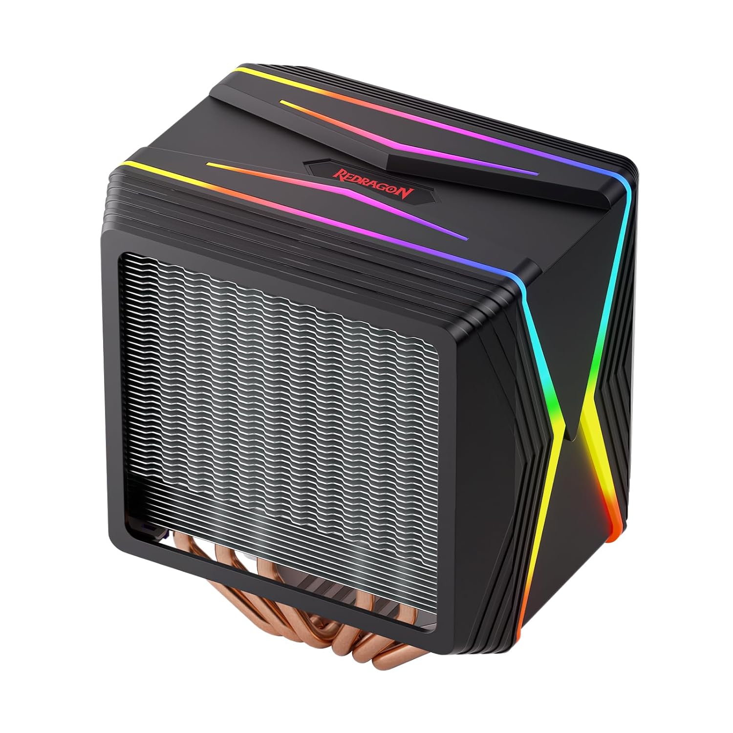Redragon CC2188 Hudur Air Dual Tower CPU Air Cooler, A-RGB CPU Cooling Fan, 120mm PWM Low Noise, 6 Heat Pipes Aluminium Heatsink PBT Shell Cover, for Intel 1700/115X/1200, AMD AM4/AM5 Redragon CC2188 Hudur Air Dual Tower CPU Air Cooler, A-RGB CPU Cooling Fan, 120mm PWM Low Noise, 6 Heat Pipes Aluminium Heatsink PBT Shell Cover, for Intel 1700/115X/1200, AMD AM4/AM5